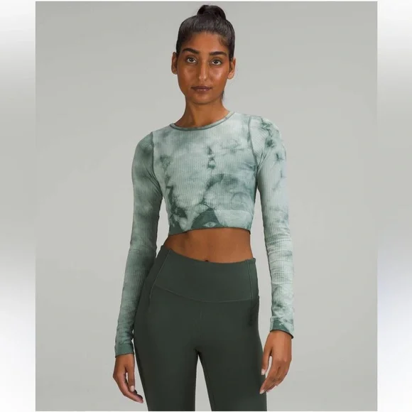 Lululemon Ebb to Street Long Sleeve Crop - Picture 1 of 7